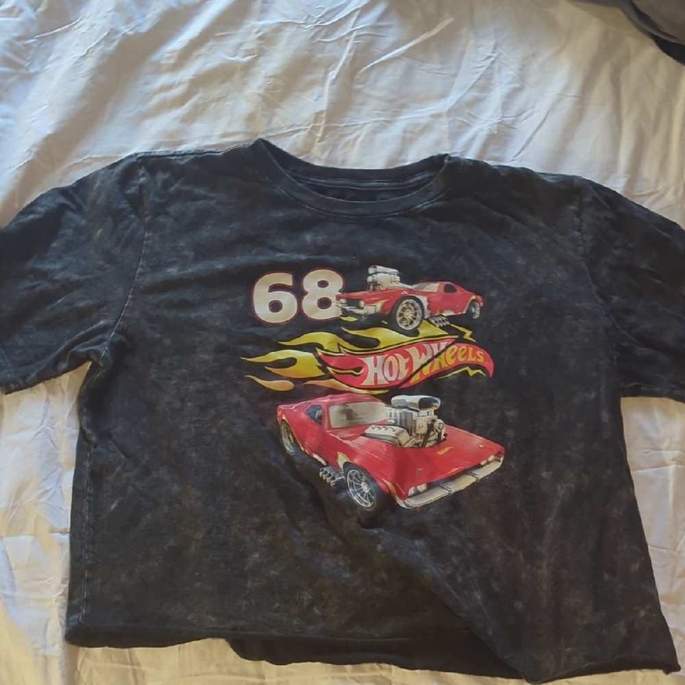 Hot Wheels Graphic Tee - Black and Red